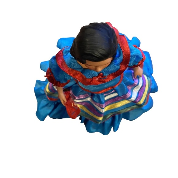 Vintage 1990 AVON Lupita from Mexico International Porcelain Doll Collection 8" - Picture 7 of 11